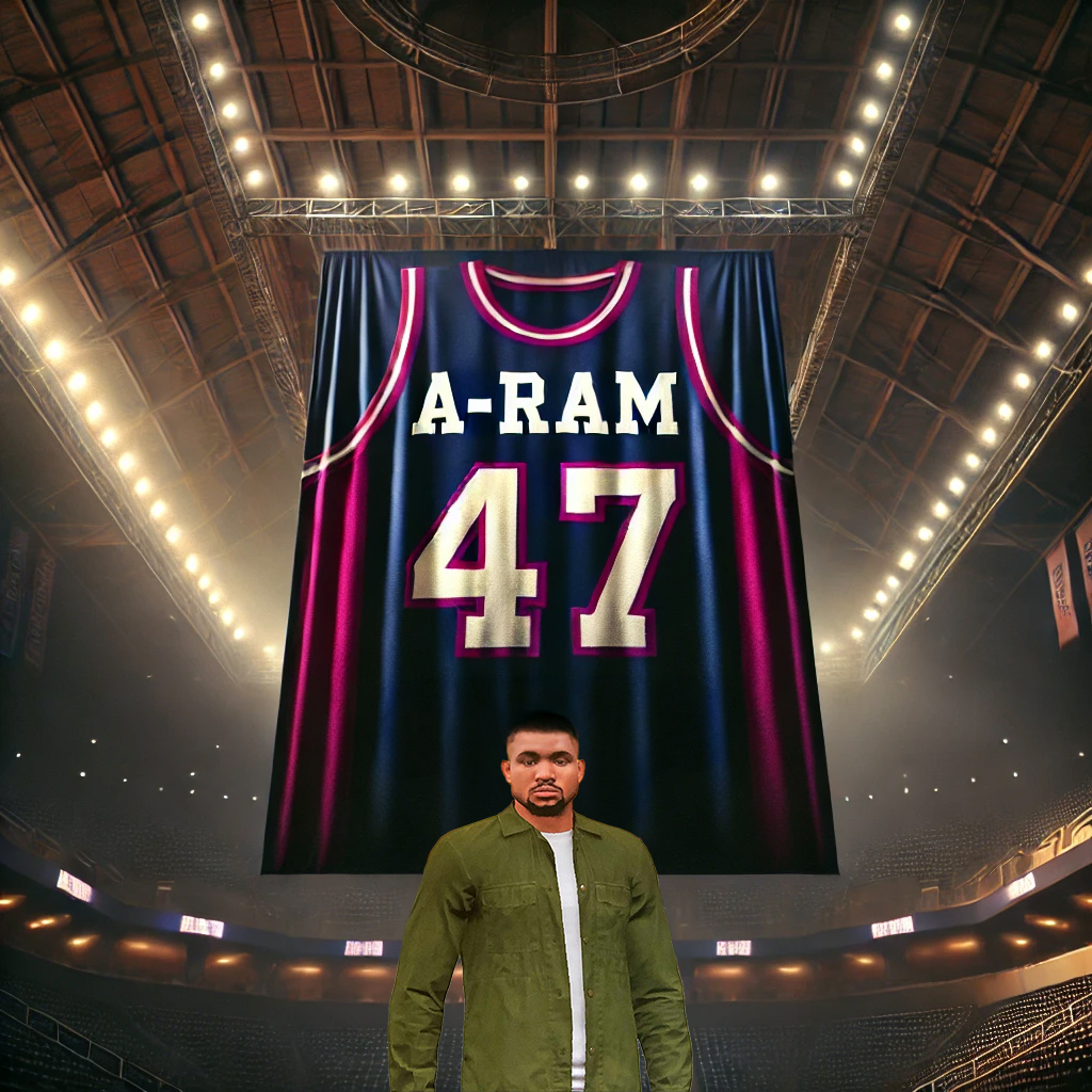 A-Ram #47 retired banner