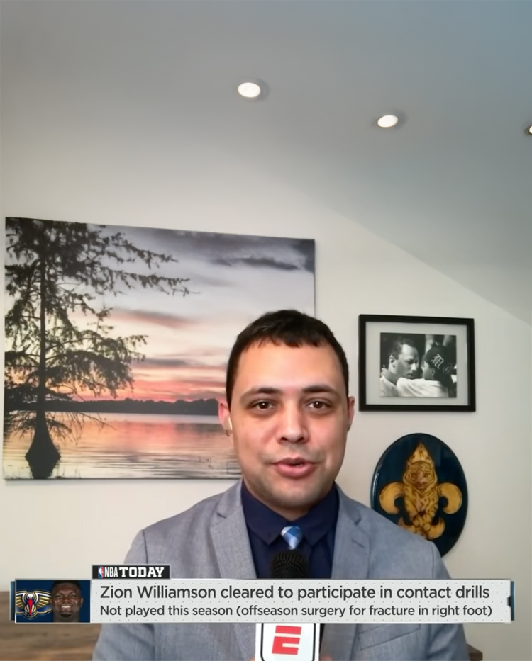 ESPN Reporter Andrew Lopez